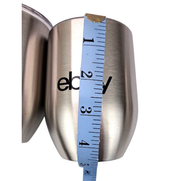 eBay Branded Stainless Steel Wine Tumbler Bottle Gift Set Box New Swag Promo - Picture 8 of 9